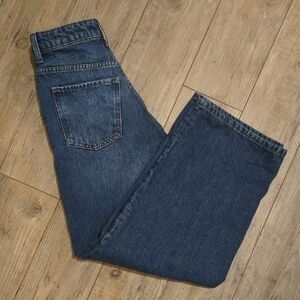 Asos Dark Wide Leg Jeans